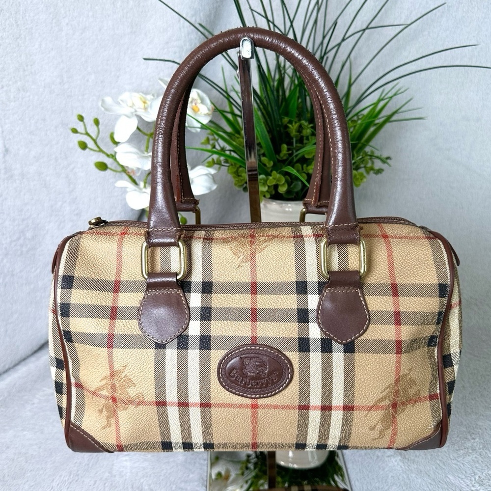❤️Vintage Burberrys Boston Bag - Picture 2 of 15